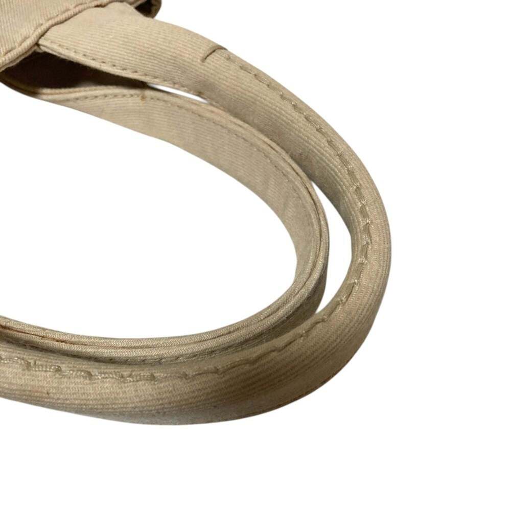 PRADA Canapa Denim Tote Bag B1877B Beige Women's - Picture 5 of 15